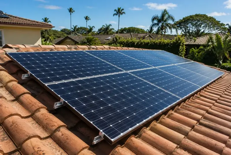 Installation de panneaux solaires à Saint-Éloi